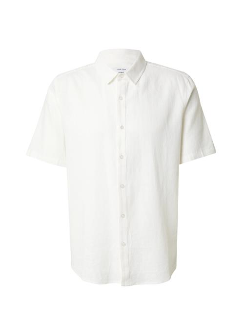 DAN FOX APPAREL Skjorte 'Samir'  hvid