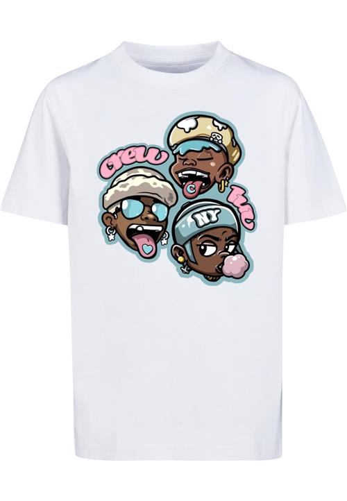 Mister Tee Shirts 'Forever'  turkis / brun / lyserød / hvid