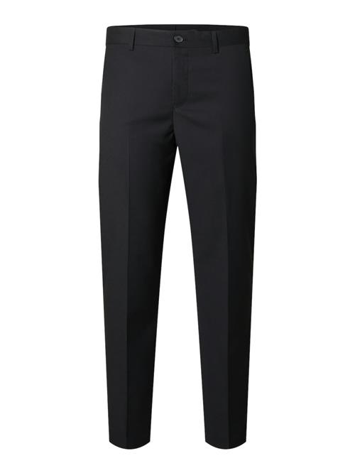 SELECTED Lærredsbukser 'SLHCEDRIC'  sort