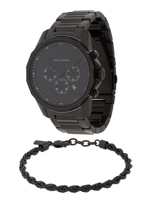 ARMANI EXCHANGE Smykkesæt 'Banks'  sort