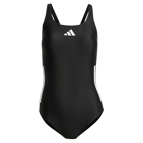 ADIDAS PERFORMANCE Sportsbadedragt '3-Stripes C-Back'  sort / hvid