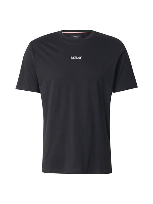 REPLAY Bluser & t-shirts  sort / hvid