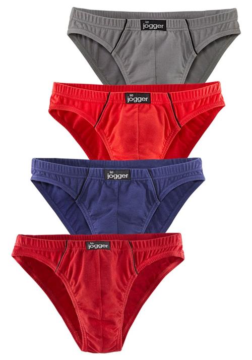 LE JOGGER Slip  blå / grå / rød / brandrød