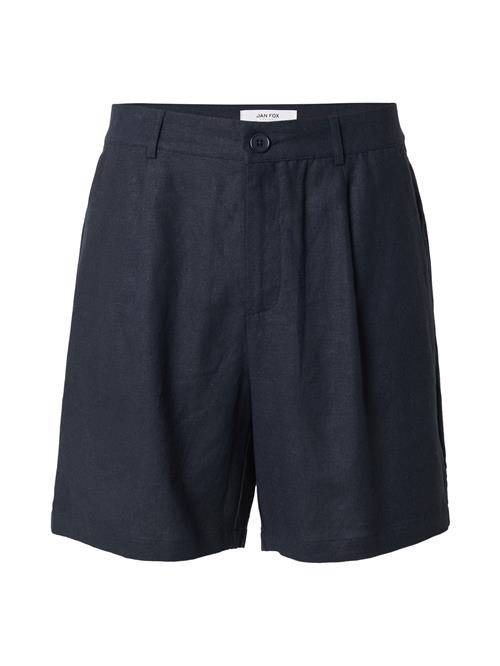 DAN FOX APPAREL Bukser med lægfolder 'Alan'  navy