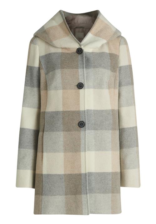 Amber & June Overgangsfrakke  beige / creme / grå / grå-meleret