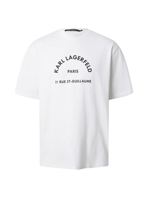 Karl Lagerfeld Bluser & t-shirts 'Rue St-Guillaume'  sort / hvid