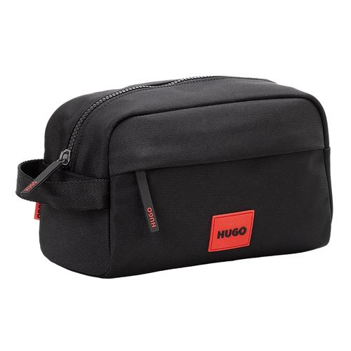 HUGO Washbag 'Ethon'  blodrød / sort