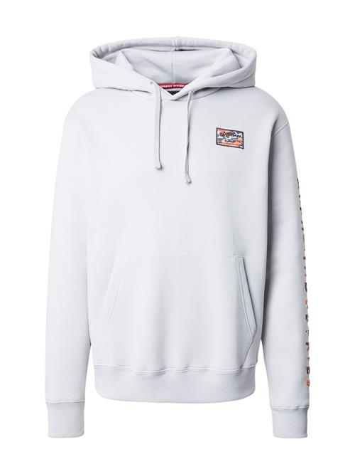 ALPHA INDUSTRIES Sweatshirt  mørkegrå / grå-meleret / orange / hvid