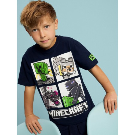 NAME IT T-shirt Mykin Minecraft Navy Blazer