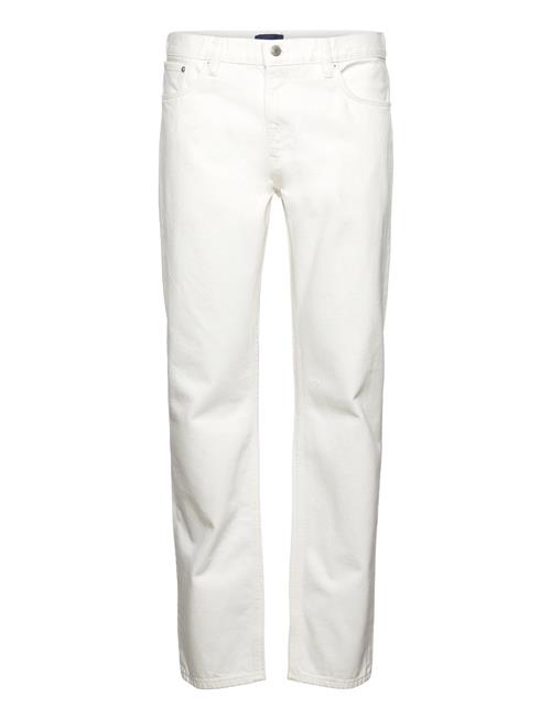 GANT | White Straight Jeans | 32 x 36