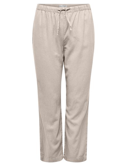 ONLY Carmakoma | Carcaro Mw Linen Bl Pull-Up Pant Tlr | 46 x 32