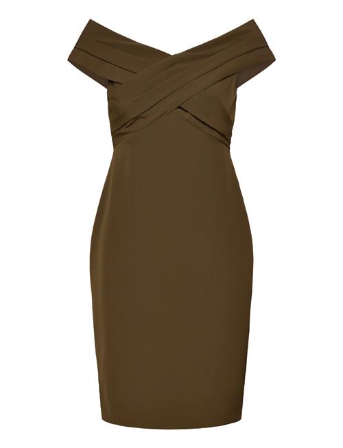 Lauren Ralph Lauren | Crepe Off-The-Shoulder Cocktail Dress | 42