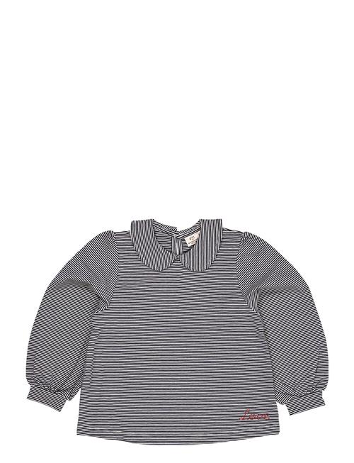 Copenhagen Colors | Striped Blouse W. Collar Ls | 128