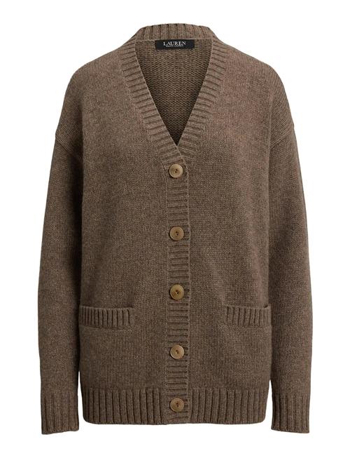 Lauren Ralph Lauren | Wool-Blend V-Neck Cardigan | L