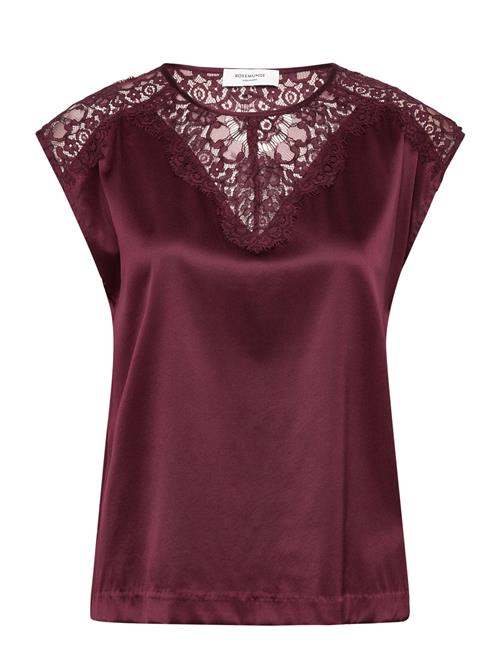 Rosemunde | Rwjade Silk Sl Lace Top | 42