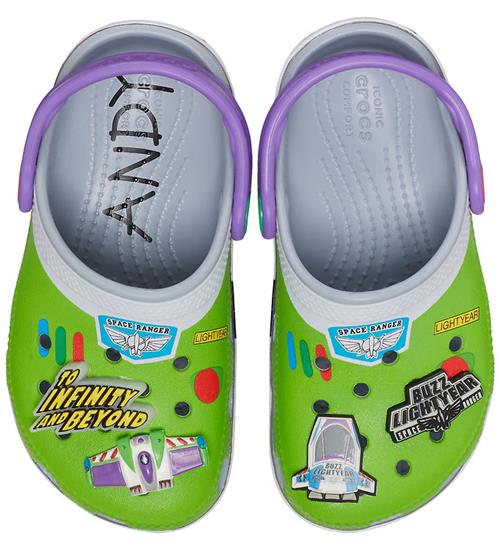 Crocs Sandaler - Classic Clog T - Toy Story Buzz - Blue Grey