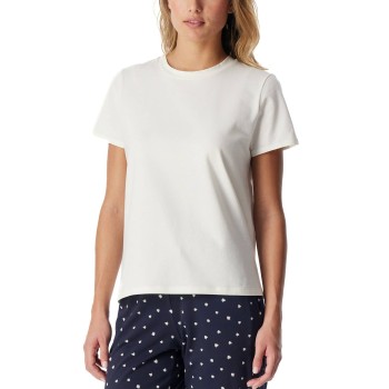 Schiesser Women Mix and Relax Cotton T-Shirt Benhvid bomuld 40 Dame