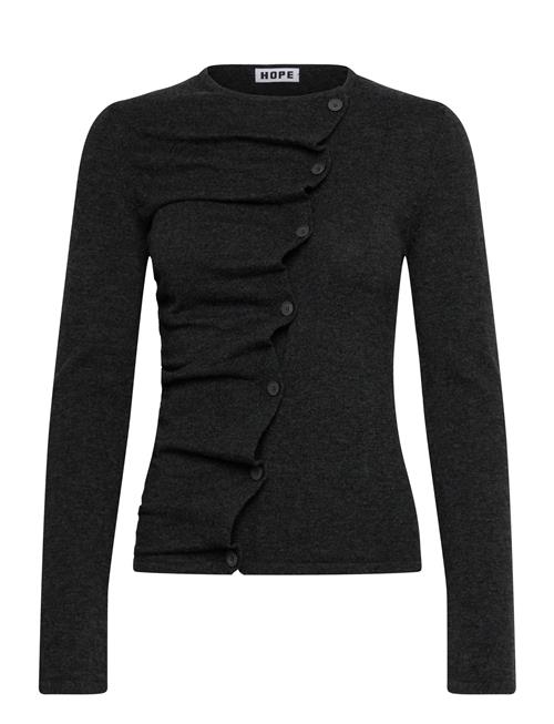 Hope | Wave Cardigan Grey Cashmere Blend-34 | 34