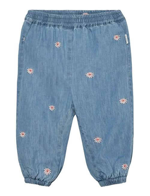 Minymo | Pants Emb. Chambray W. Lining | 74
