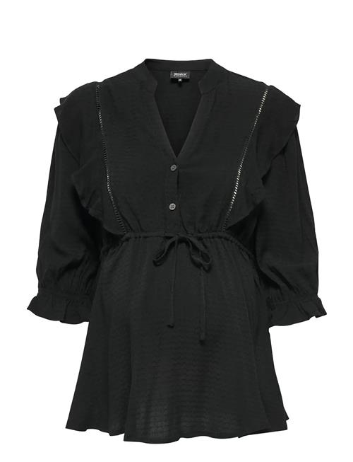 Only Maternity | Olmsalli 2/4 V-Neck Frill Top Wvn | S