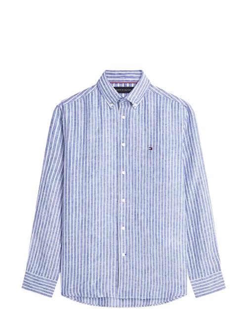 Tommy Hilfiger | Linen Bengal Stripe Rf Shirt | XL