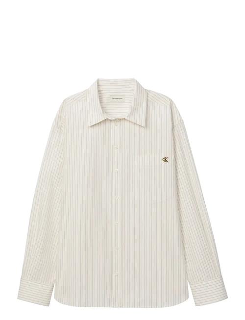 Calvin Klein Jeans | Yarndye Cotton Poplin Relaxed Sh | L