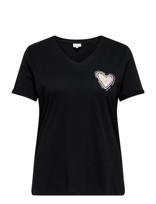 ONLY Carmakoma | Carbea Ss V-Neck Tee Jrs | 50-52