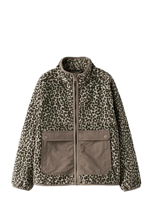 name it | Nkfmeeko Fleece Jacket Aop | 152