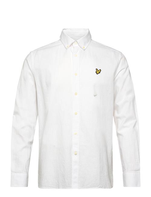 Lyle & Scott | Linen Blend Oxford Shirt | L