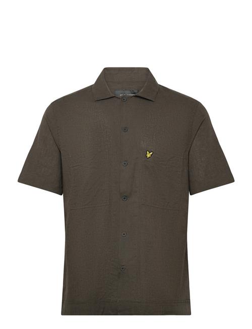 Lyle & Scott | Cuban Collar Short Sleeve Shirt | XL