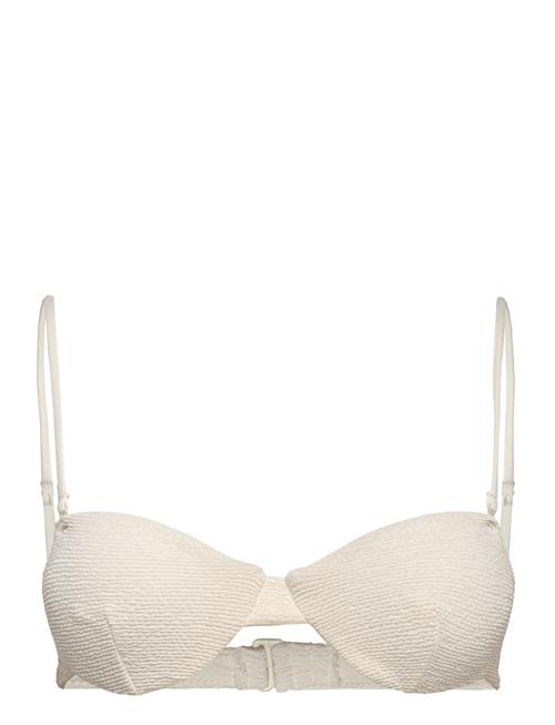 Mango | Textured Bandeau Bikini Top | XS