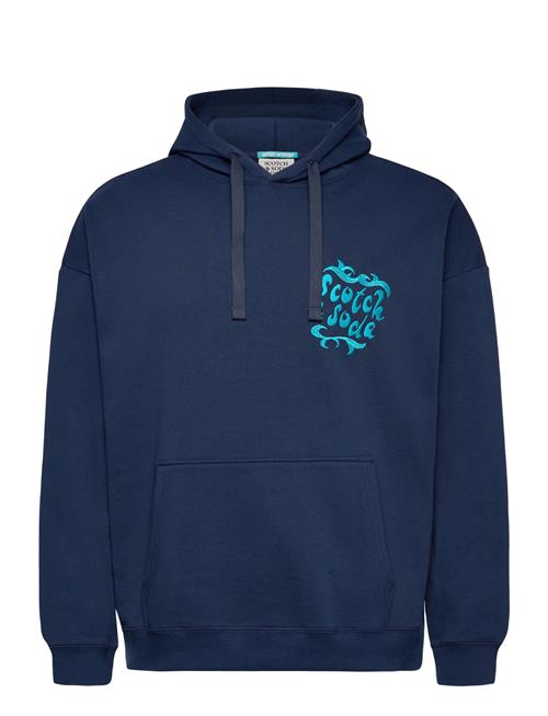 Scotch & Soda | Front And Back Artwork Loosefit Hoodie | L