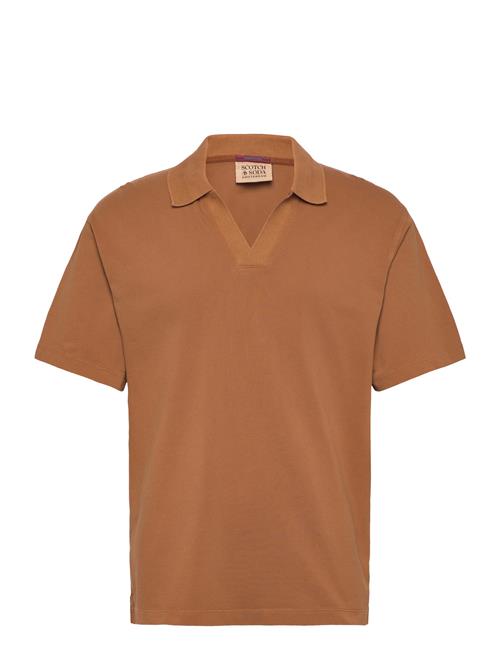 Scotch & Soda | 3 Crosses Pique Relaxedfit Garmentdyed Polo | L
