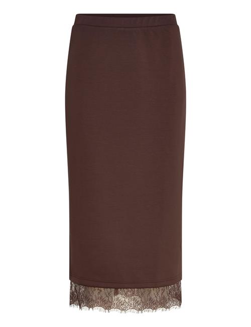 Vila | Viewie Hw Lace Midi Skirt | M