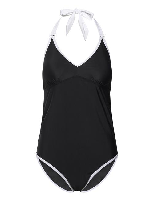 Mamalicious | Mlblair Halter Contrast Hc Swimsuit 2F | XL