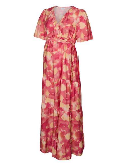 Mamalicious | Mlsandra Tess L/S Wo Long Dress 2F | XS