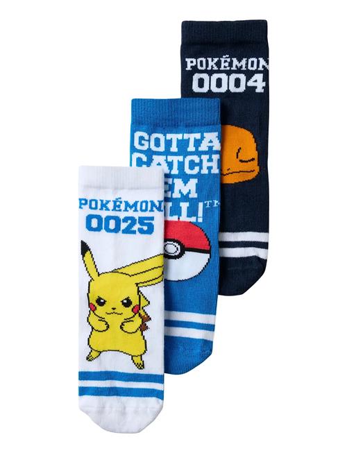 name it | Nmmmaske Pokemon 3P Sock Sky | 25-27