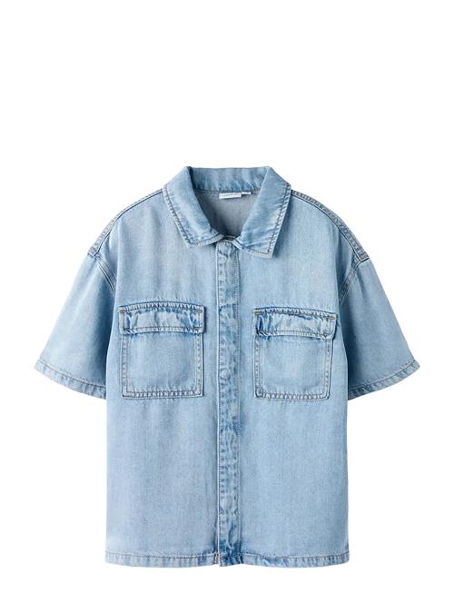 name it | Nkmjoy Boxy Dnm 1/2 Shirt 1860-Ph F | 158