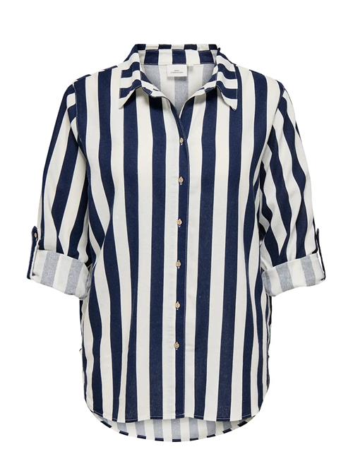 ONLY Carmakoma | Cargoa 3/4 Strap Linen Bl Shirt Cc Pnt | 50