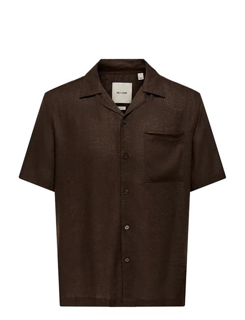 ONLY & SONS | Onslaurence Linen Resort Collar Ss Noos | XXL