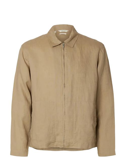 Selected | Slhregjeremy Linen Zip Overshirt | M