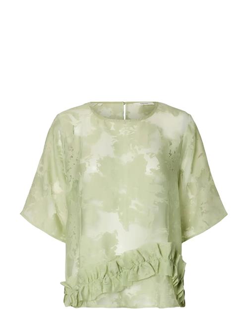 Selected | Slflina Relaxed 2/4  Ruffle Top B | 42