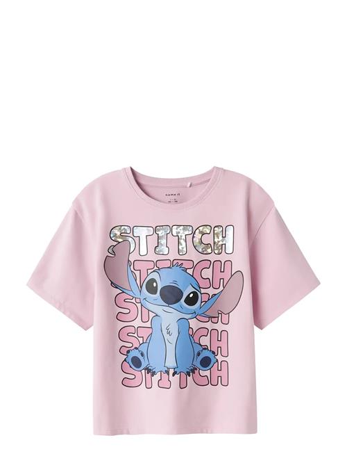 name it | Nkfnyri Stitch Ss Nreg Top Box Lnoos Wdi | 110