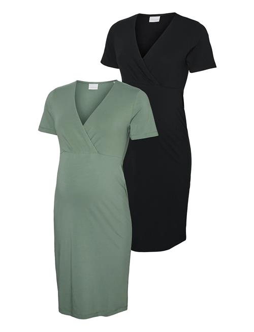 Mamalicious | Mlkerrie Tess Ss Jrs Abk Dress 2F 2-P | XXL