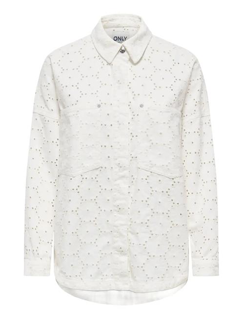 ONLY | Onljanine-Fio L/S Anglaise Shacket Pnt | XL