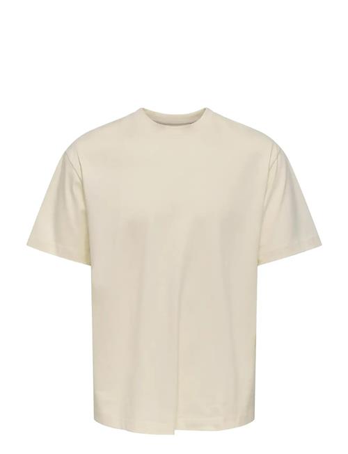 ONLY & SONS | Onswhite Lotus Life Rlx Ss Lic Tee | S