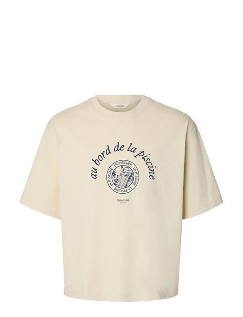 Selected | Slhboxynorman Graphic Ss O-Neck Tee | L