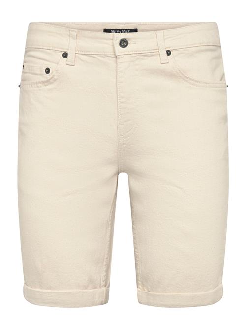 ONLY & SONS | Onsply Ecru 9470 Pim Dnm Shorts Noos | XL