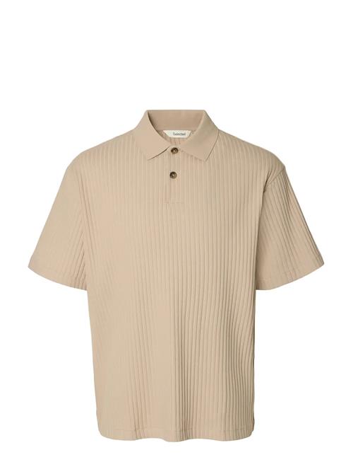Selected | Slmrelaxsimon Ribbed Ss Polo | XL