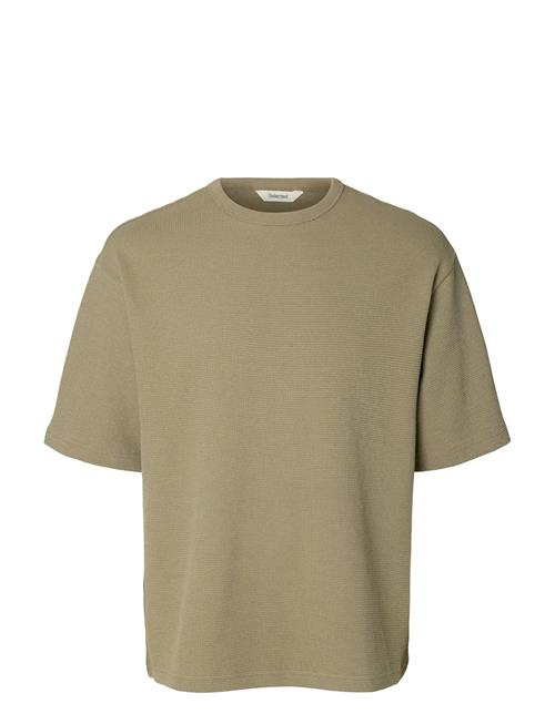 Selected | Slmrelaxsonny Waffle Ss O-Neck Tee | L